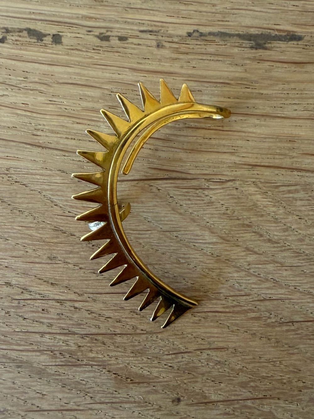 Gold Sunburst Ear Cuff - Women Accessories